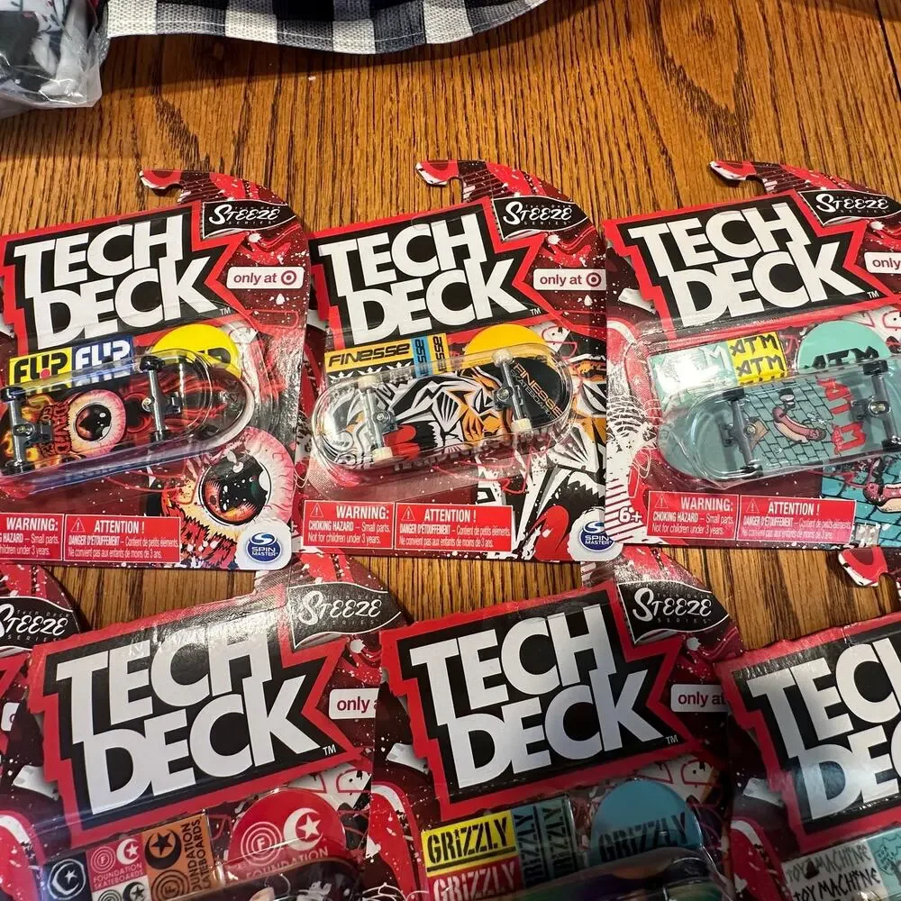 Lot of 8 Tech Deck Steele Series Target Exclusive Spin Master Skateboard *Read
